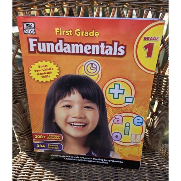First Grade 1  Fundamentals Paperback By Thinking Kids Homeschool Book Learning - Picture 1 of 8